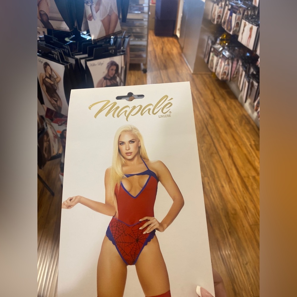 Sexy Spider-Man teddy (ESCAPE RAVE OUTFIT)